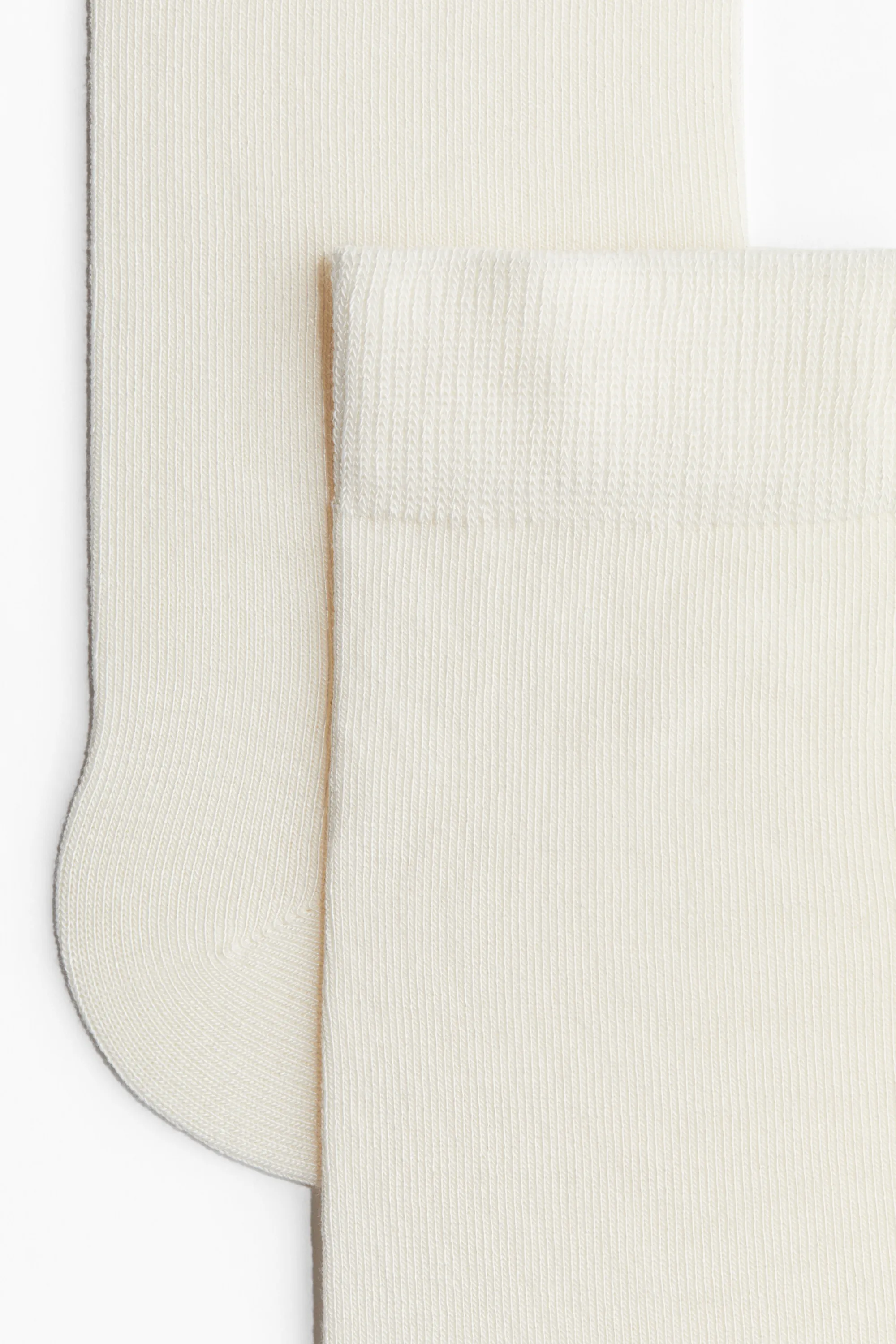Chaussettes en viscose de bambou mélangée - Crème