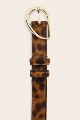 Ceinture Basma pony léopard fauve — photo 4