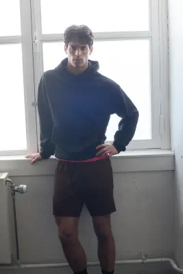Short de sport DryMove™ - Marron foncé — photo 1