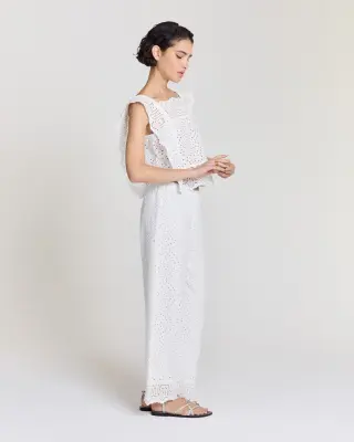 Pantalon Hollis blanc naturel — photo 5