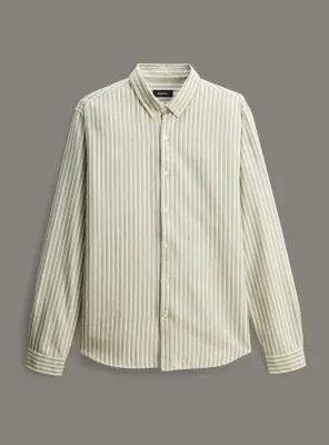 Chemise College Dark Khaki/White — photo 5