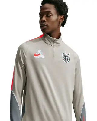 Palace England Strike Drill Top Pewter Grey — photo 1