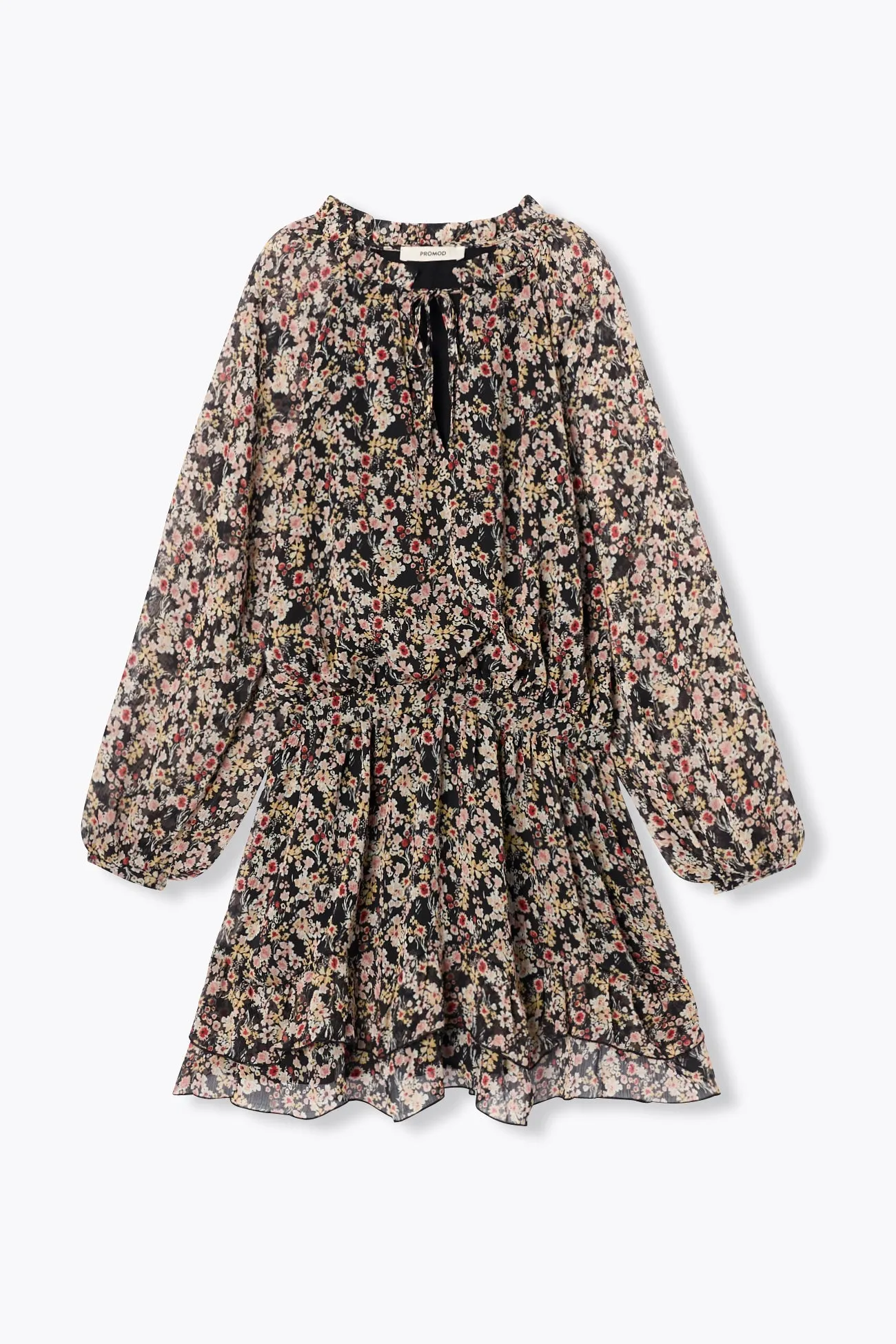 Robe courte imprimée Femme