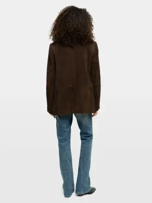 Blazer Vanille Cuir Suede — photo 2