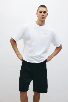 T-shirt de sport boxy DryMove™ - Blanc/La Puissance — photo 2