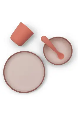 Set De Table Bébé Silicone - Blush Shades — photo 3
