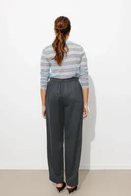 Pantalon jogpant en toile — photo 4