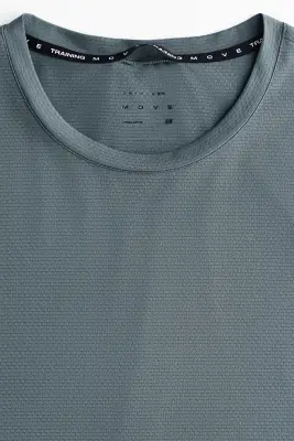 T-shirt de sport en mesh DryMove™ - Bleu canard — photo 5