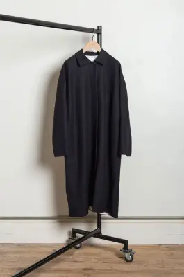 NITTO – ALMA COAT – Black/ecru — photo 4