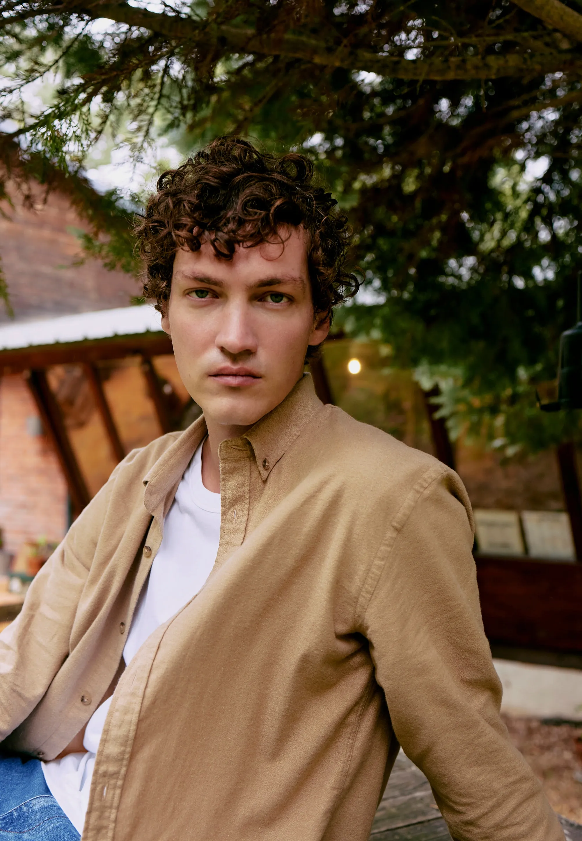 La chemise en flanelle - Camel