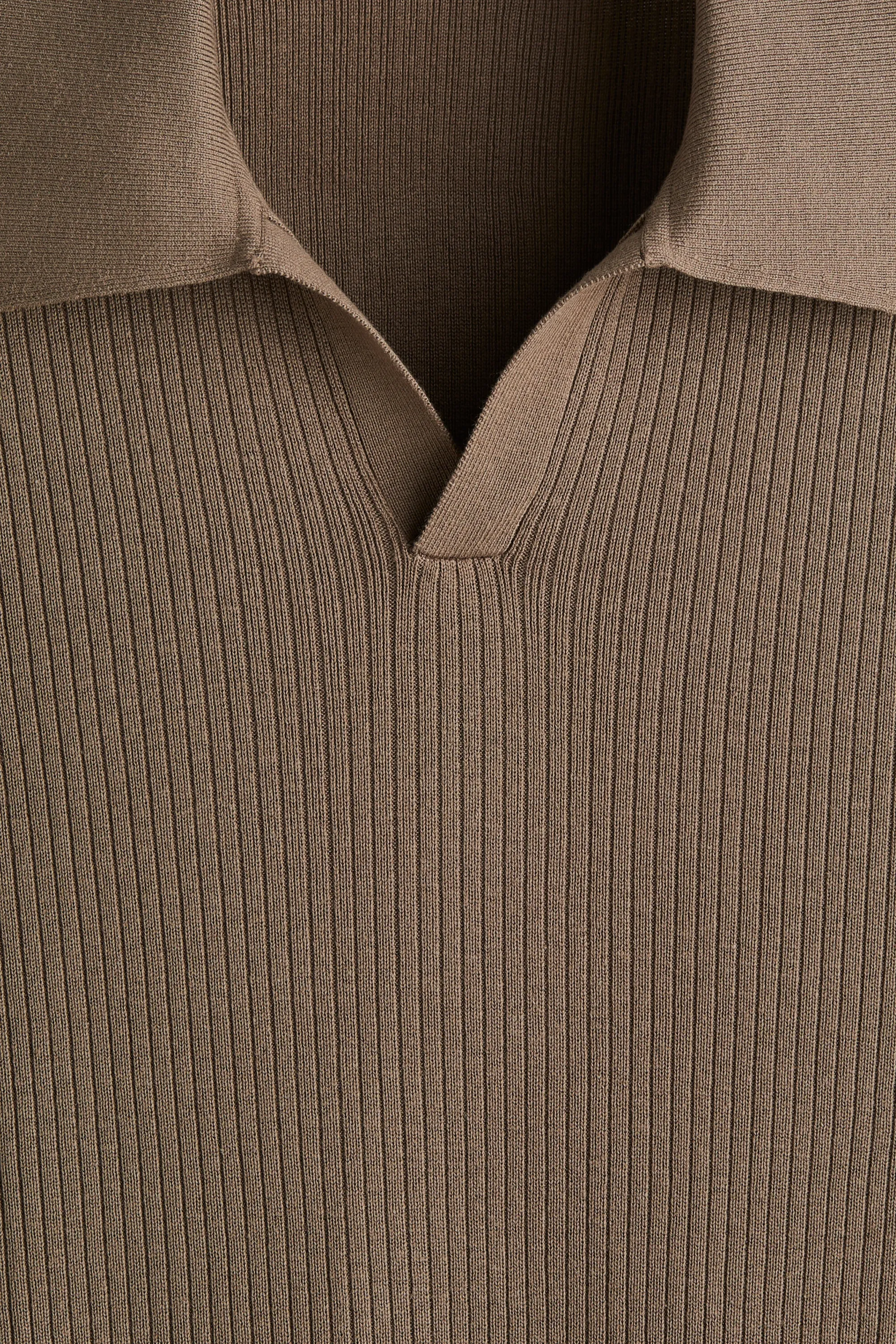 Polo Slim Fit - Beige foncé