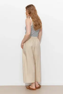 Pantalon balloon uni Femme — photo 4