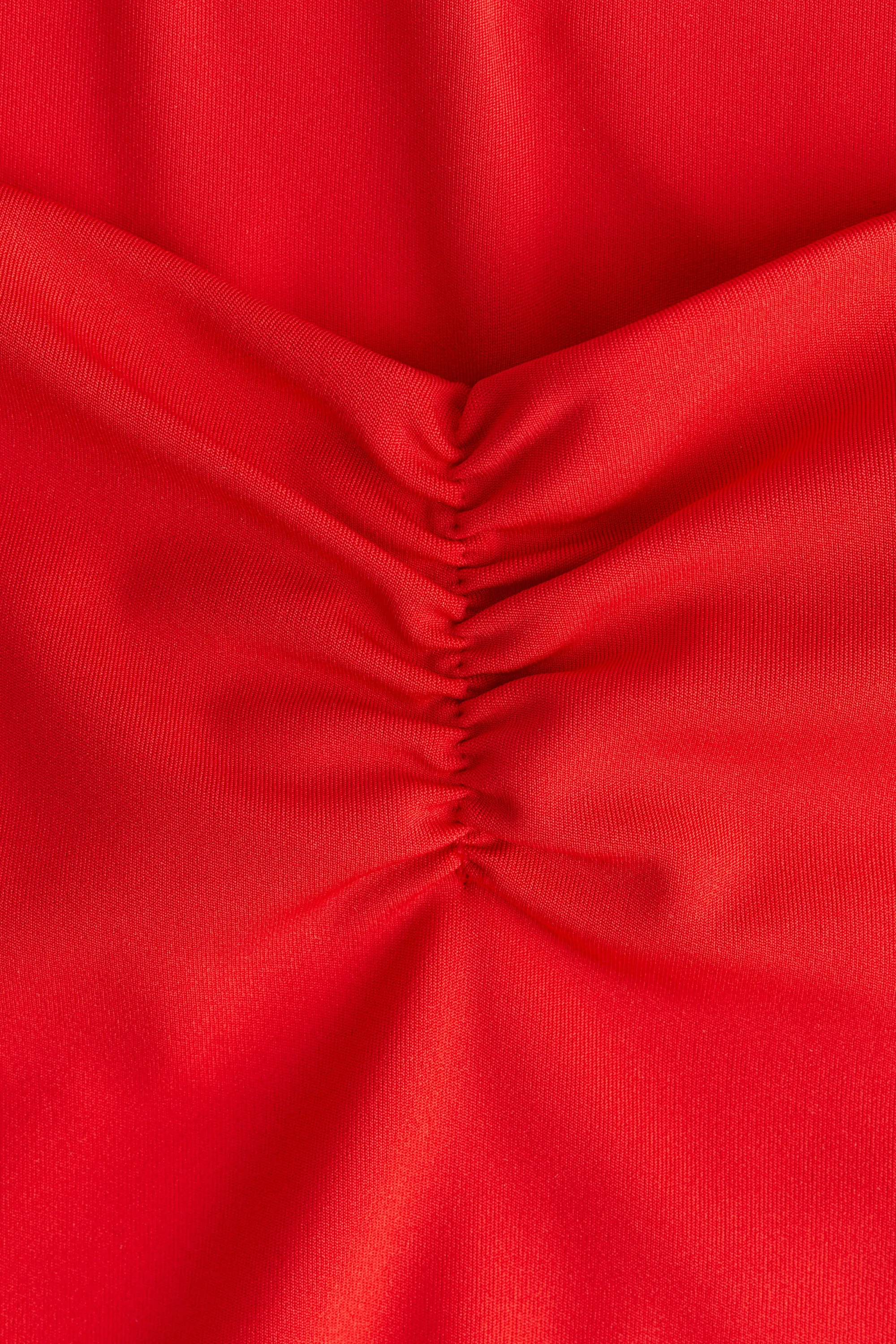 Débardeur froncé - Rouge vif