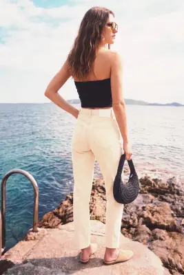 Pantalon Ida Ecru Denim — photo 4