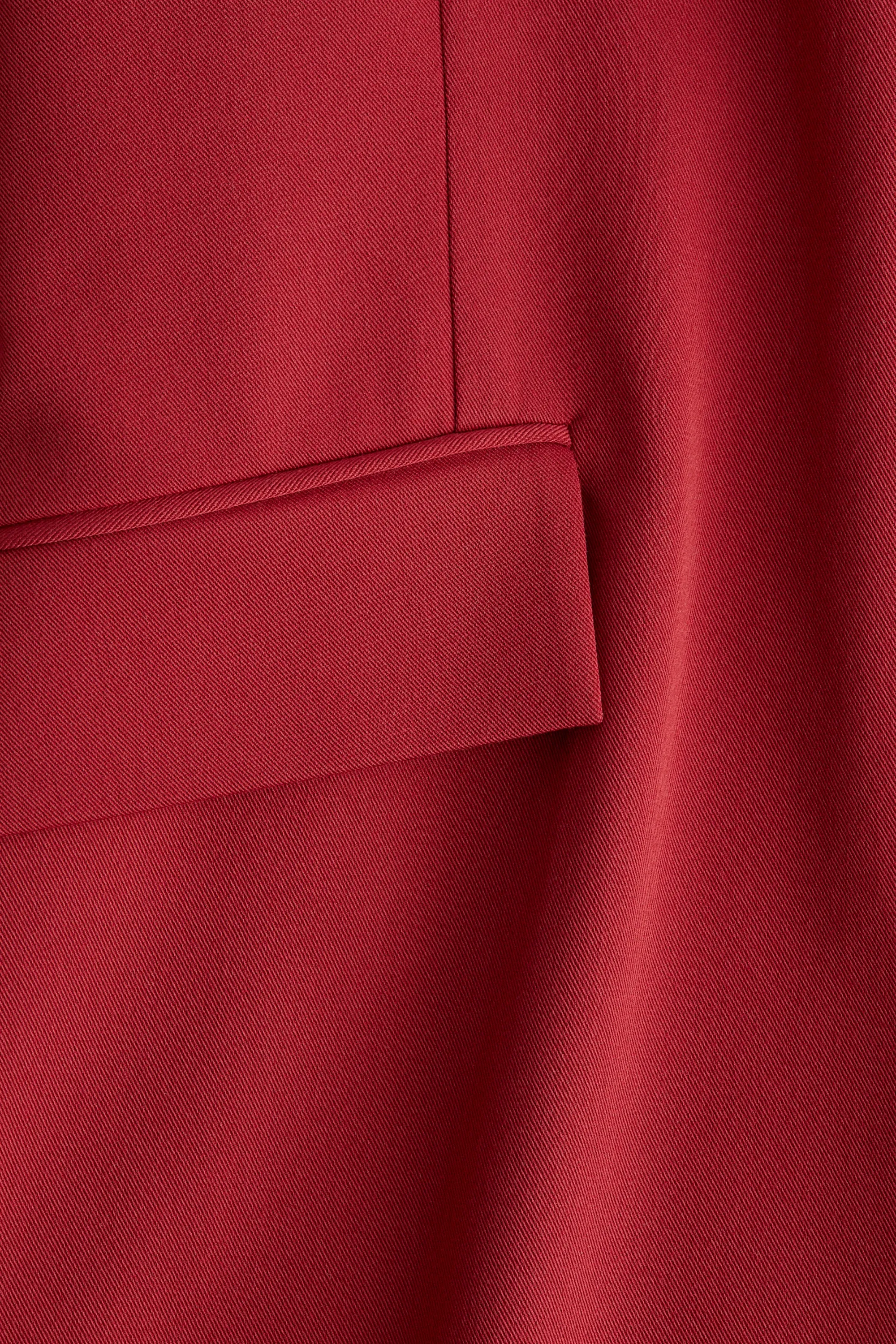 Robe courte - Rouge foncé