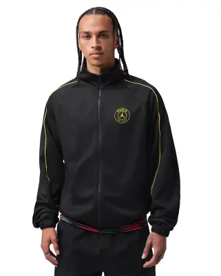 PSG Jordan Tricot Jacket Black — photo 1