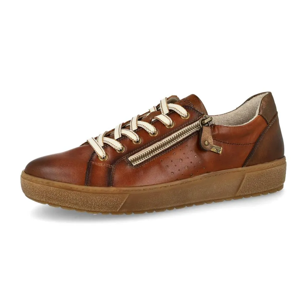 Baskets Remonte D2T00-24 Marron - Lacets Grande Pointure Femme
