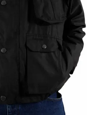 Modified Dryfly Wax Jacket Black — photo 3