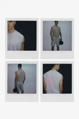 Débardeur de sport Loose Fit DryMove™ - Gris clair chiné/La Puissance — photo 2