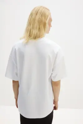 T-shirt Cooling Oversized Fit - Blanc — photo 4