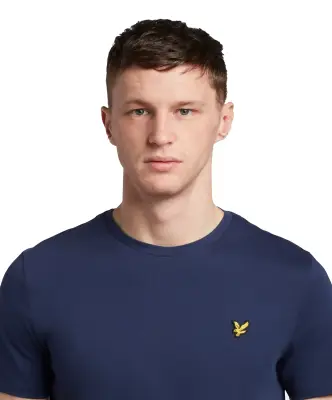 LYLE & SCOTT TEE SHIRT Bleu indigo — photo 5