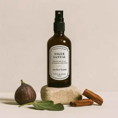 Brume d'intérieur bio, parfumée à la figue et au santal — photo 2