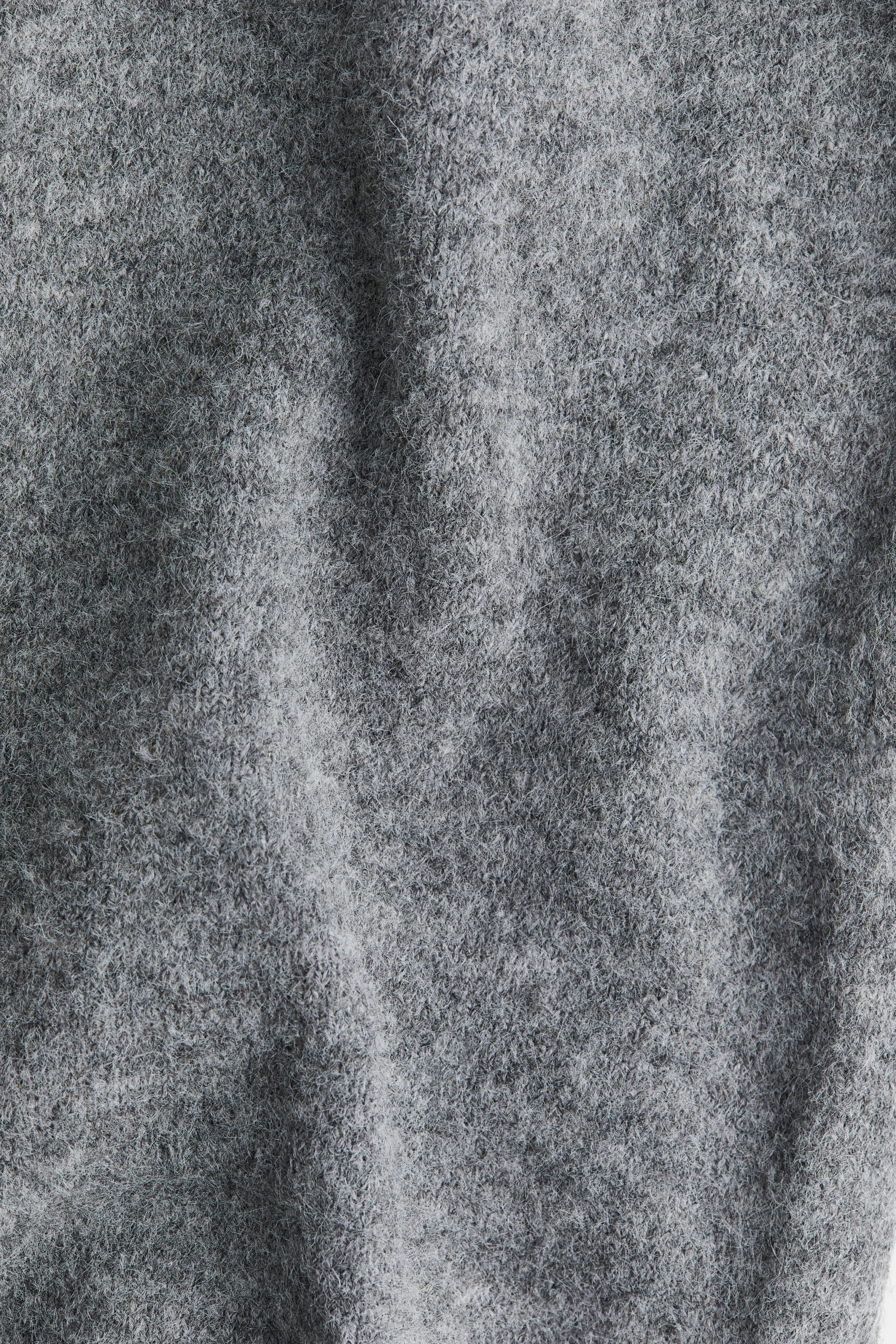 Legging en maille fine - Gris chiné
