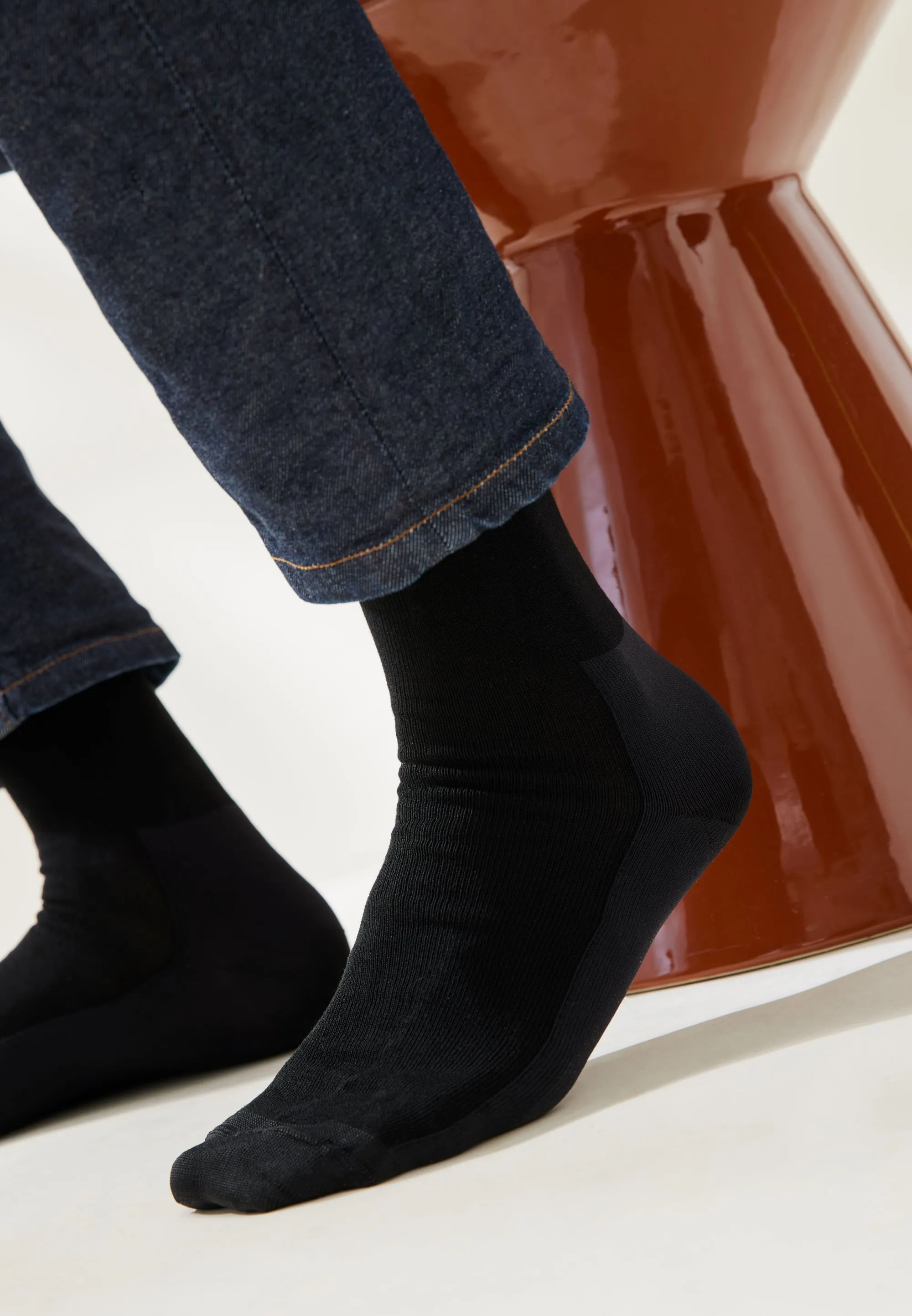 Les chaussettes en coton - Noir