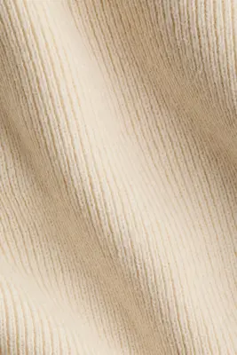 T-shirt en maille fine - Crème — photo 4