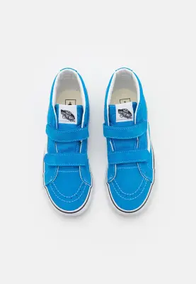 chaussures skateboard enfant vans sk8mid reissue – blue — photo 4