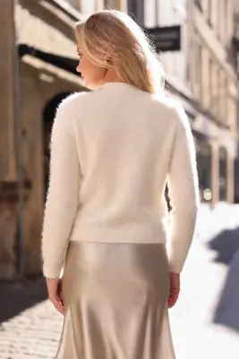 Aliénor Slip Skirt - Champagne — photo 4