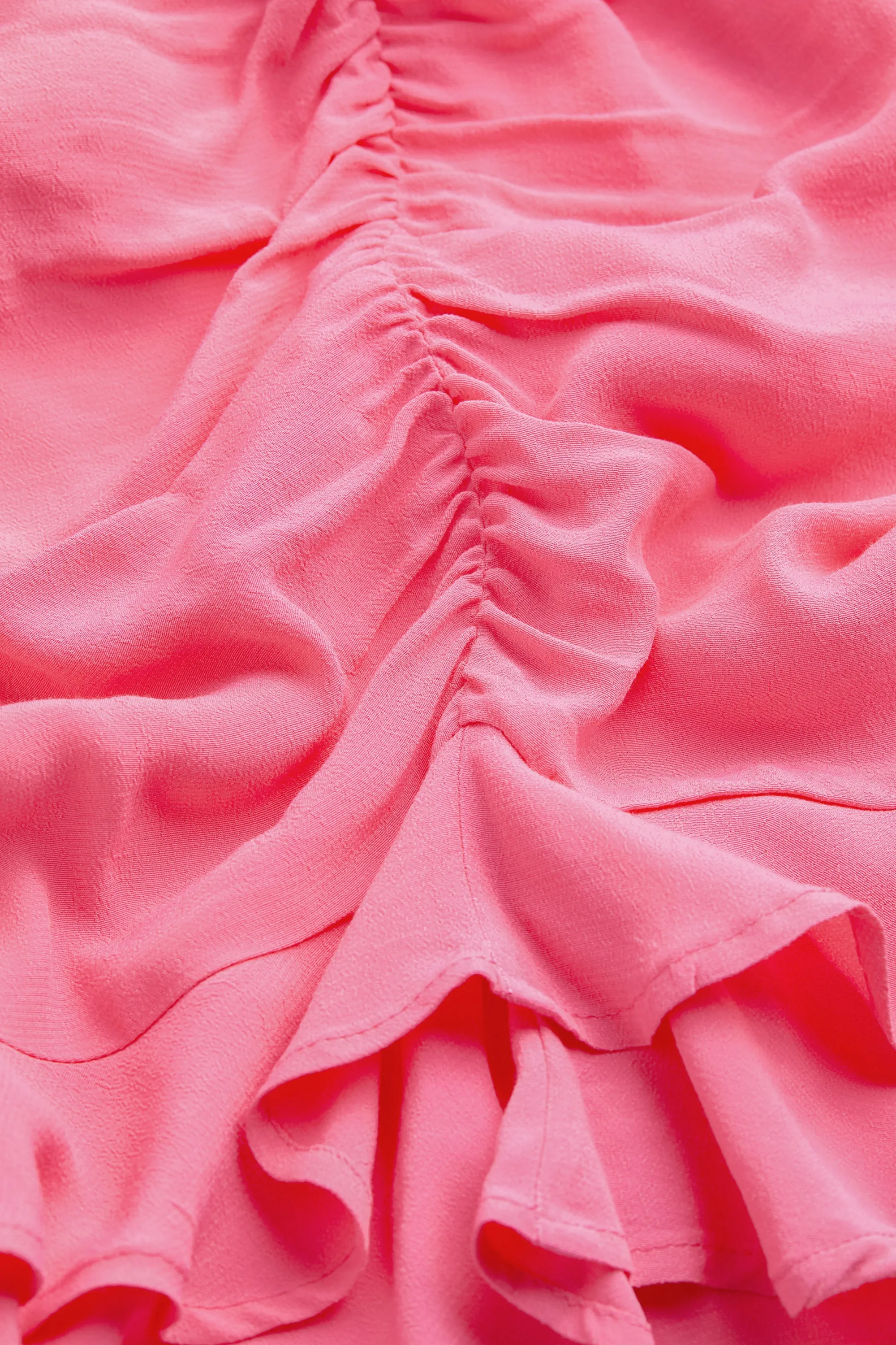 Robe à manches bouffantes - Rose
