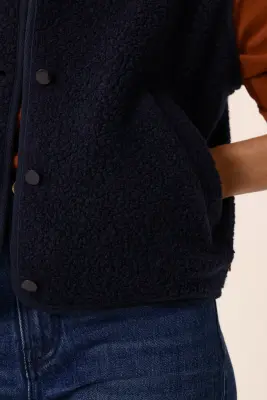 Veste maille sans manches Zlata Marine — photo 2