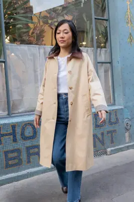 Trench Coralie - beige — photo 4