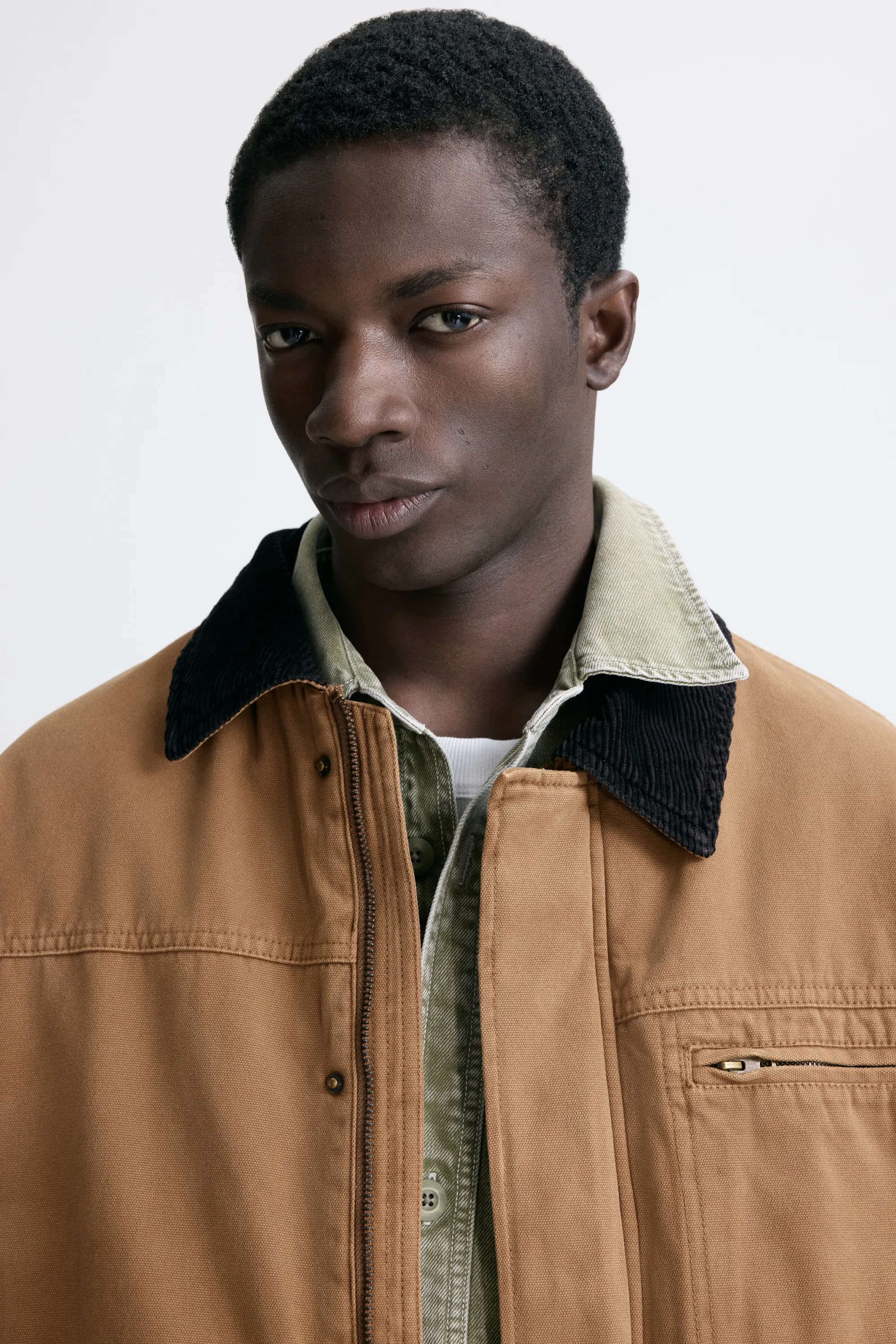 Veste workwear - Beige foncé