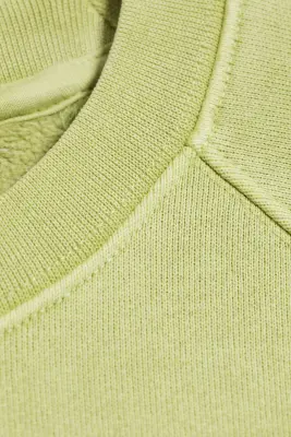 Sweat carré coupe décontractée - Vert clair poudré — photo 4