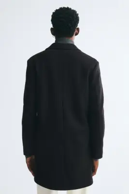 Manteau à fermeture droite - Noir — photo 3