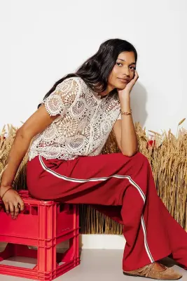 Pantalon de jogging à bandes — photo 2