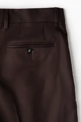 Pantalon chic Loose Fit - Marron — photo 5