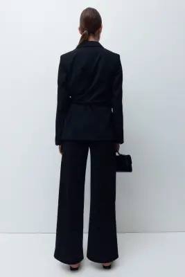 MAMA Pantalon droit - Noir — photo 3