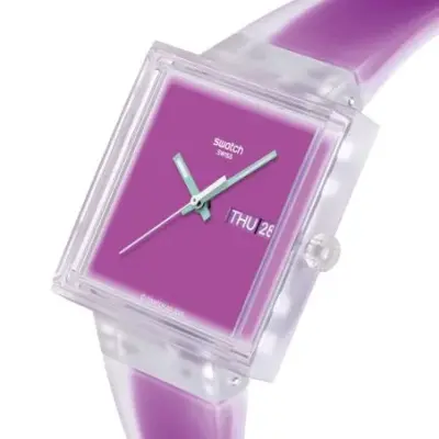 Montre Swatch SO38K705 - WHAT IF...SEE THRU MAGENTA? — photo 3