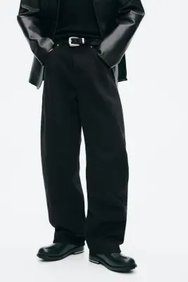 Loose Barrel Jeans - Noir denim — photo 1