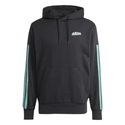 ADIDAS SWEAT CAPUCHE Noir — photo 2