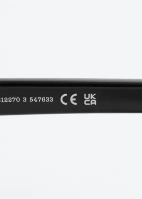 Lunettes de soleil carrées - Noir — photo 3