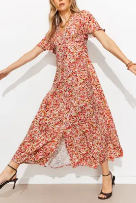 Robe longue manches courtes — photo 5
