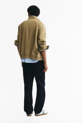 Chino Relaxed Fit en twill de coton - Bleu marine — photo 2
