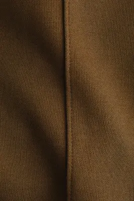 Pantalon en interlock - Marron — photo 3