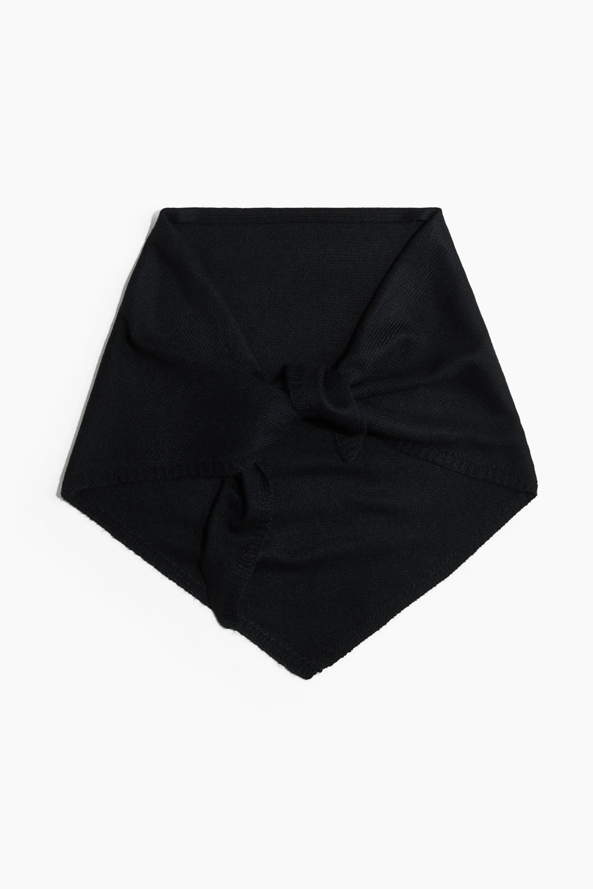 Foulard en maille fine - Noir