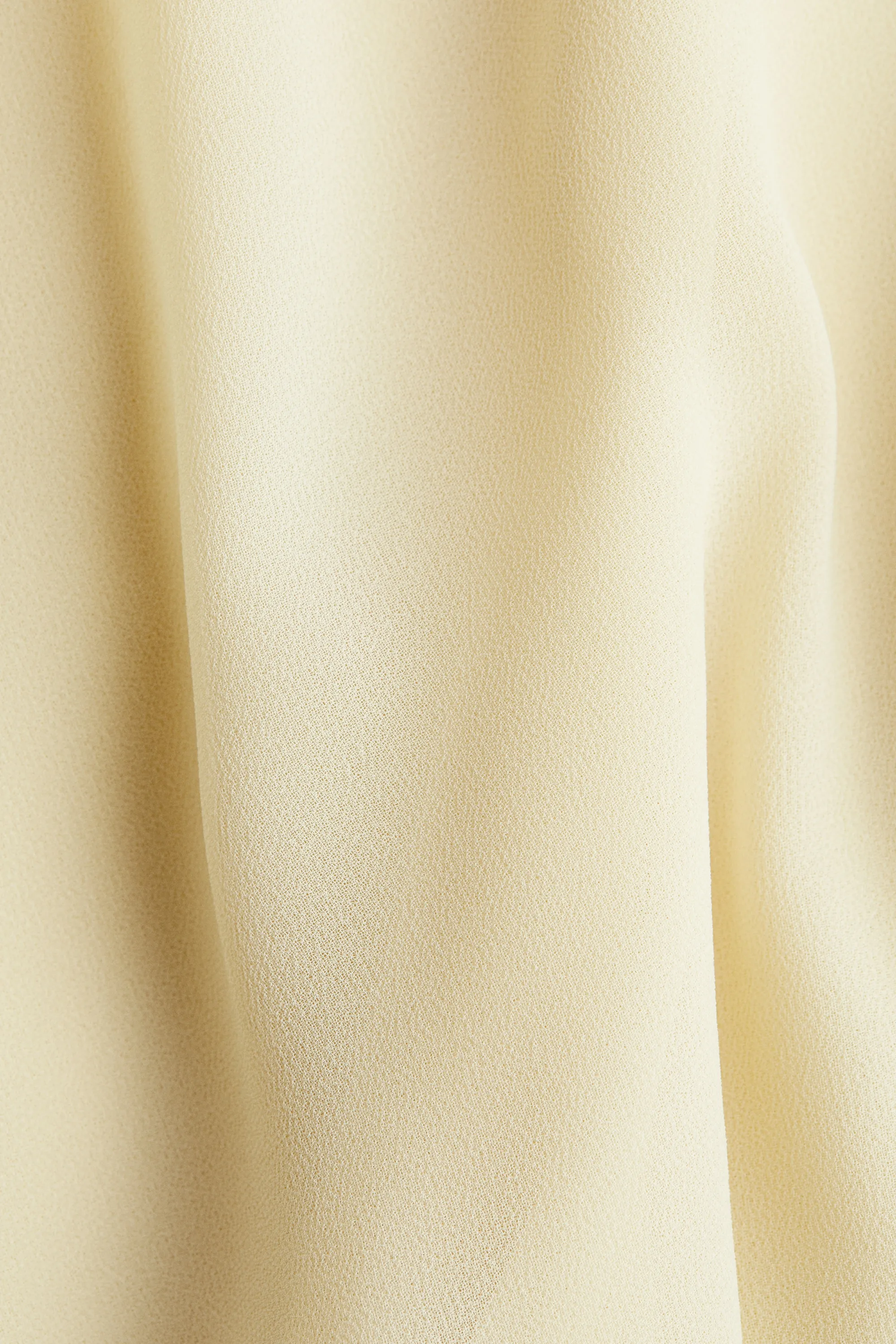 Jupe maxi en mousseline - Jaune clair