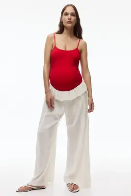 MAMA Maillot de bain paddé High Leg - Rouge vif — photo 2